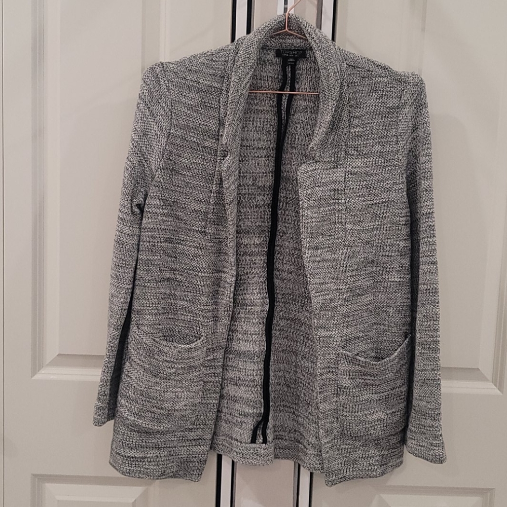 Topshop knit blazer